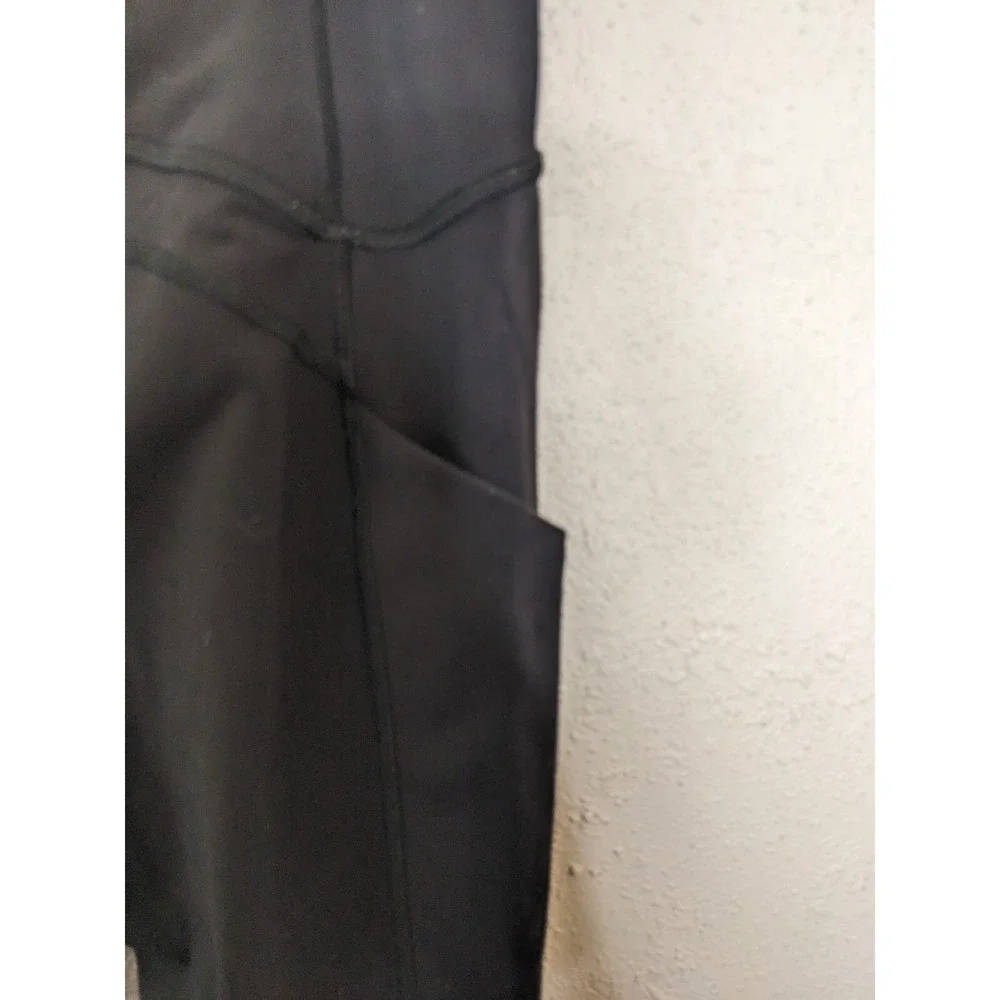 Lululemon Sole Training Crop Luxtreme Yoga Poseidon Leggings Black Size 6 W6ADFS